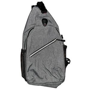 Jems Crossbody Sling Backpack For Men, Women Gray Hiking, Outdoors
